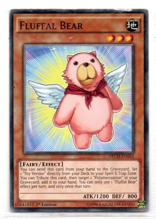Yu-Gi-Oh! - Fluffal Bear - 1st Ed/Common - The New Challengers (NECH-EN016)