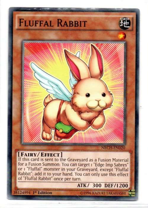 Yu-Gi-Oh! - Fluffal Rabbit - 1st Ed/Common - The New Challengers (NECH-EN020)