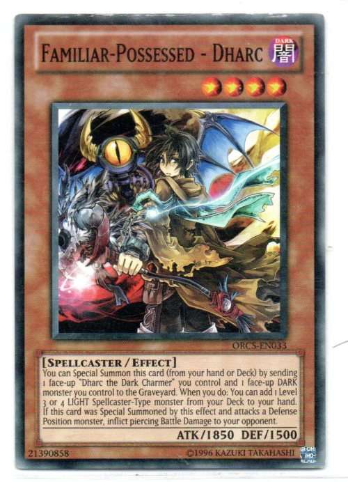 Yu-Gi-Oh! - Familiar-Possessed - Dharc - Common - Order of Chaos (ORCS-EN033)