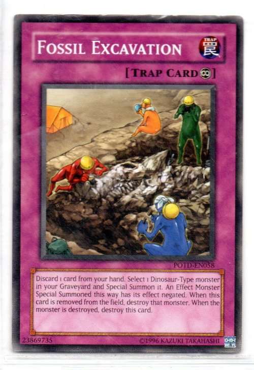 Yu-Gi-Oh! - Fossil Excavation - Common - Power of the Duelist (POTD-EN058)