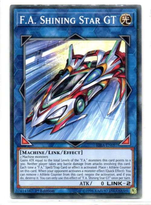 Yu-Gi-Oh! - F.A. Shining Star GT - 1st Ed/Common - Rising Rampage (RIRA-EN097)
