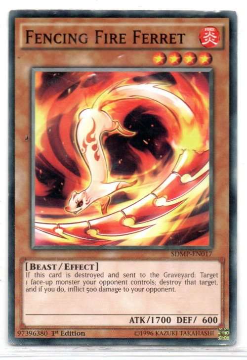 Yu-Gi-Oh! - Fencing Fire Ferret - 1st Ed/Common - Master of Pendulum Structure Deck (SDMP-EN017)