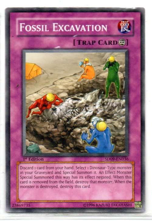 Yu-Gi-Oh! - Fossil Excavation - Common - Structure Deck: Dinosaur`s Rage (SD09-EN036)