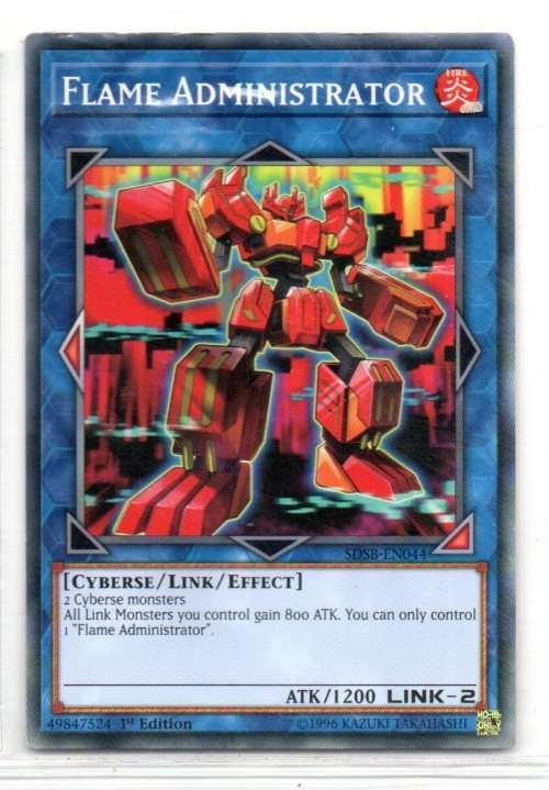 Yu-Gi-Oh! - Flame Administrator - 1st Ed/Common - Structure Deck: Soulburner (SDSB-EN044)