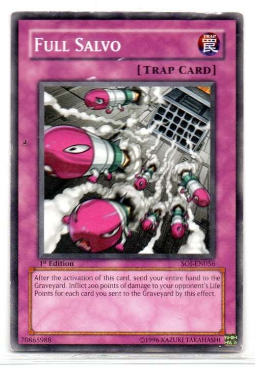 Yu-Gi-Oh! - Full Salvo - 1st Ed/Common - Shadow of Infinity (SOI-EN056)