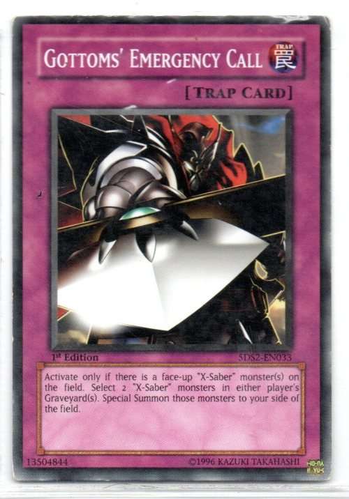Yu-Gi-Oh! - Gottoms` Emergency Call - 1st Ed/Common - Starter Deck: Yu-Gi-Oh! 5D`s 2009 (5DS2-EN033)