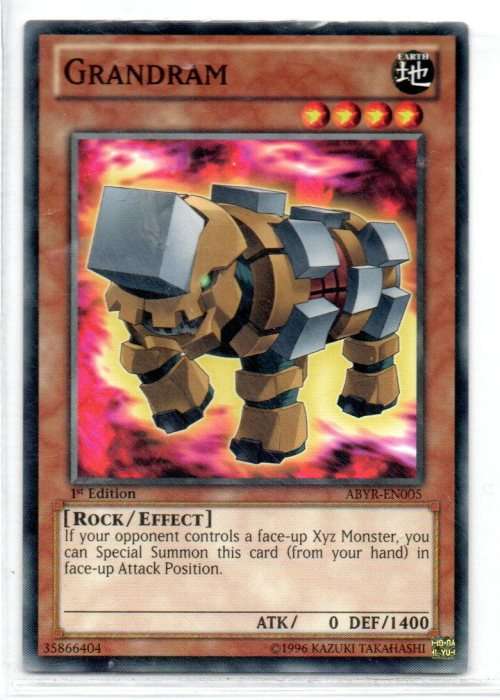 Yu-Gi-Oh! - Grandram - 1st Ed/Common - Abyss Rising (ABYR-EN005)