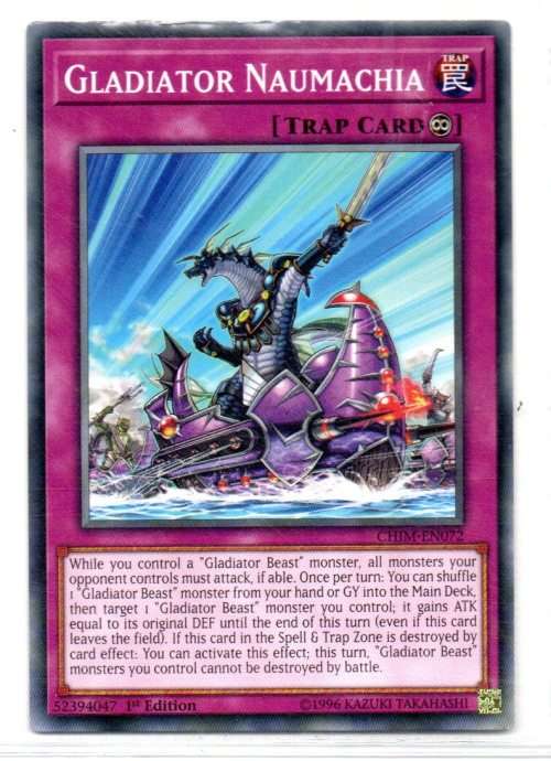 Yu-Gi-Oh! - Gladiator Naumachia - 1st Ed/Common - Chaos Impact (CHIM-EN072)