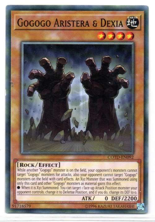 Yu-Gi-Oh! - Gogogo Aristera & Dexia - Common - Code of the Duelist (COTD-EN092)