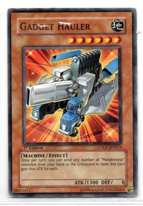 Yu-Gi-Oh! - Gadget Hauler - 1st Ed/Common - Crossroads of Chaos (CSOC-EN013)
