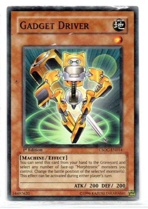 Yu-Gi-Oh! - Gadget Driver - 1st Ed/Common - Crossroads of Chaos (CSOC-EN014)
