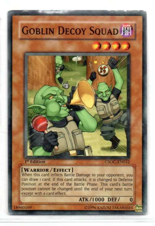 Yu-Gi-Oh! - Goblin Decoy Squad - 1st Ed/Common - Crossroads of Chaos (CSOC-EN032)