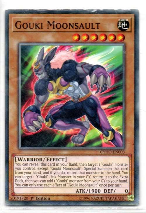 Yu-Gi-Oh! - Gouki Moonsault - 1st Ed/Common - Cybernetic Horizon (CYHO-EN003)