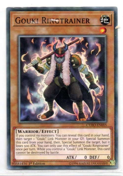 Yu-Gi-Oh! - Gouki Ringtrainer - 1st Ed/Common - Cybernetic Horizon (CYHO-EN005)