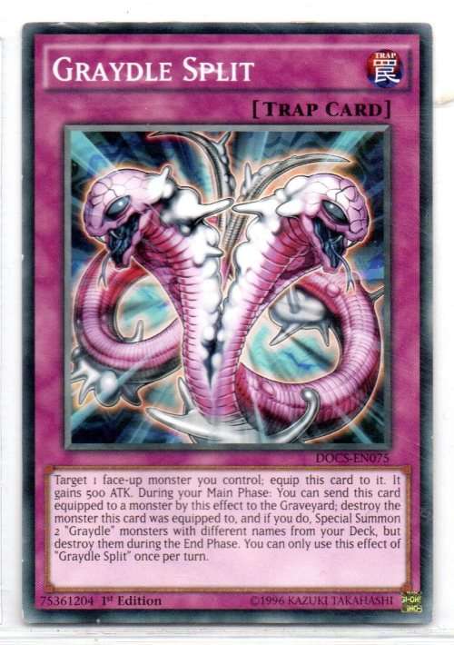 Yu-Gi-Oh! - Graydle Split - 1st Ed/Common - Dimension of Chaos (DOCS-EN075)