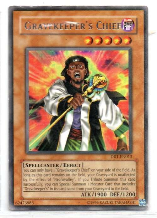 Yu-Gi-Oh! - Gravekeeper`s Chief - Rare- Dark Revelation Volume 1 (DR1-EN013)