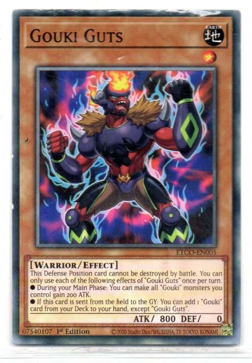 Yu-Gi-Oh! - Gouki Guts - 1st Ed/Common - Eternity Code (ETCO-EN005)