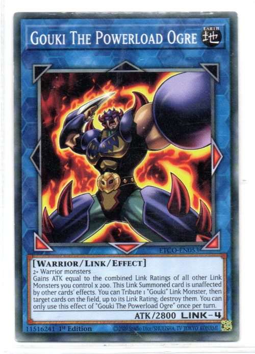 Yu-Gi-Oh! - Gouki The Powerload Ogre - 1st Ed/Common - Eternity Code (ETCO-EN053)