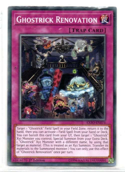 Yu-Gi-Oh! - Ghostrick Renovation - 1st Ed/Common - Extreme Force (EXFO-EN074)