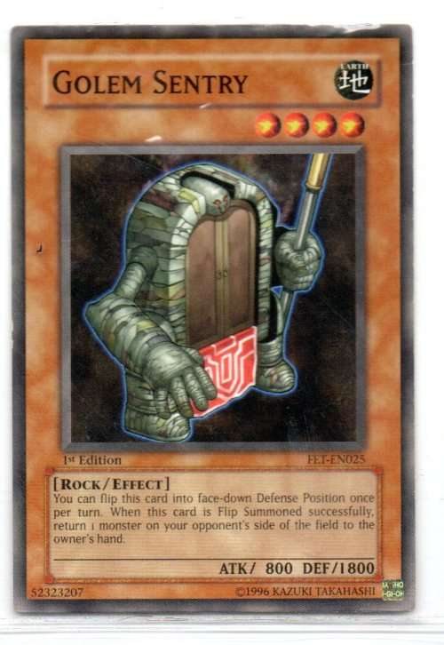 Yu-Gi-Oh! - Golem Sentry - 1st Ed/Common - Flamin Eternity (FET-EN025)