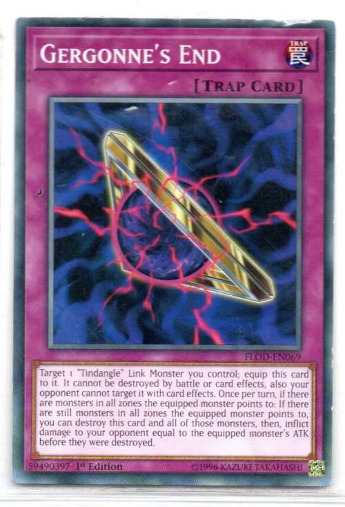 Yu-Gi-Oh! - Gergonne`s End - 1st Ed/Common - Flames of Destruction (FLOD-EN069)