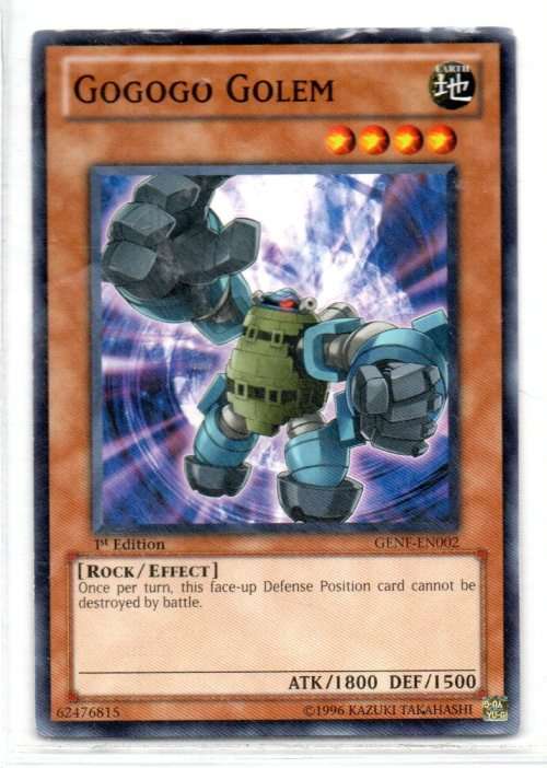 Yu-Gi-Oh! - Gogogo Golem - 1st Ed/Common - Generation Force (GENF-EN002)