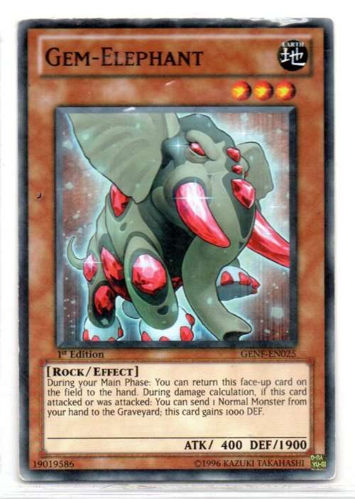 Yu-Gi-Oh! - Gem-Elephant - 1st Ed/Common - Generation Force (GENF-EN025)