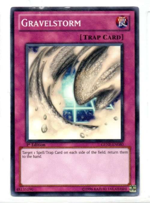 Yu-Gi-Oh! - Gravelstorm - 1st Ed/Common - Generation Force (GENF-EN080)