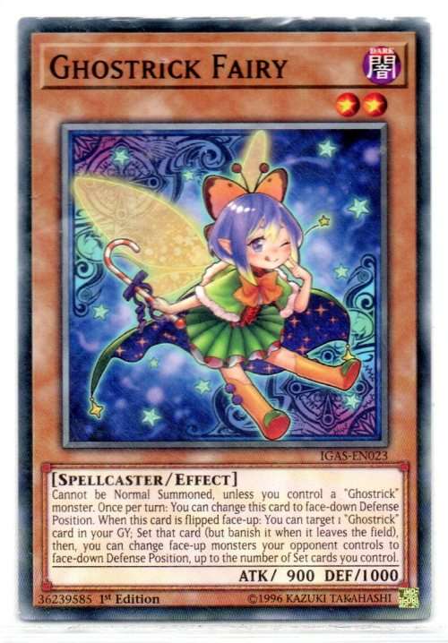 Yu-Gi-Oh! - Ghostrick Fairy - 1st Ed/Common - Ignition Assault (IGAS-EN023)
