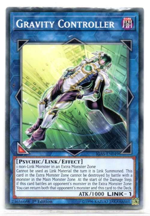 Yu-Gi-Oh! - Gravity Controller - 1st Ed/Common - Ignition Assault (IGAS-EN049)