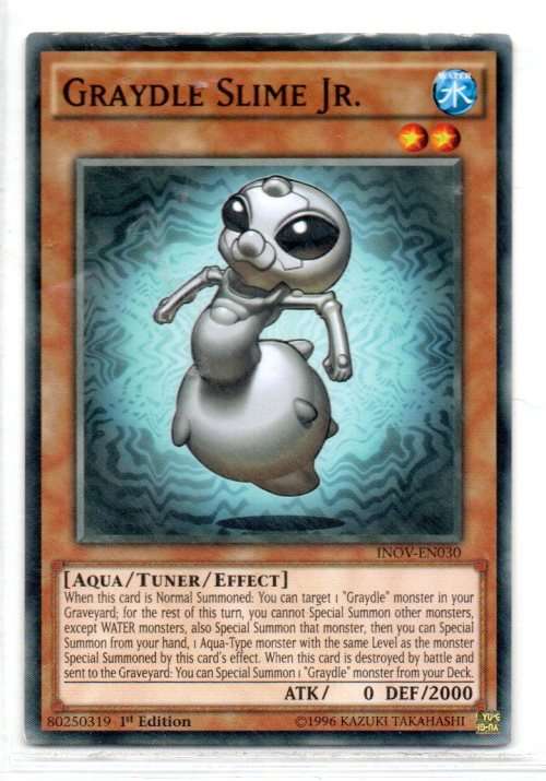 Yu-Gi-Oh! - Graydle Slime Jr. - 1st Ed/Common - Invasion: Vengeance (INOV-EN030)