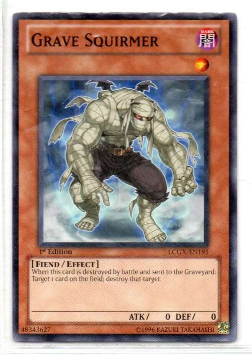 Yu-Gi-Oh! - Grave Squirmer - 1st Ed/Common - Legendary Collection 2: The Duel Academy Years Mega Pac
