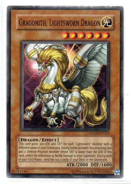 Yu-Gi-Oh! - Gragonith, Lightsworn Dragon - Common - Light of Destruction (LODT-EN025)