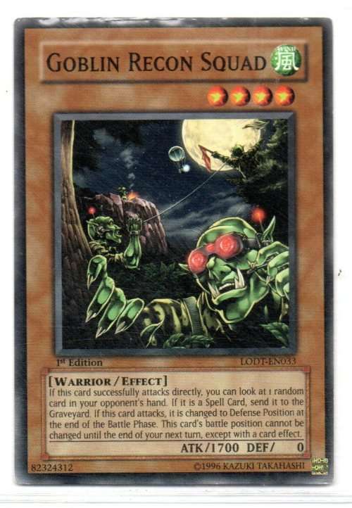 Yu-Gi-Oh! - Goblin Recon Squad - 1st Ed/Common - Light of Destruction (LODT-EN033)