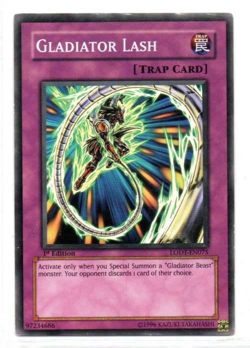 Yu-Gi-Oh! - Gladiator Lash - 1st Ed/Common - Light of Destruction (LODT-EN075)