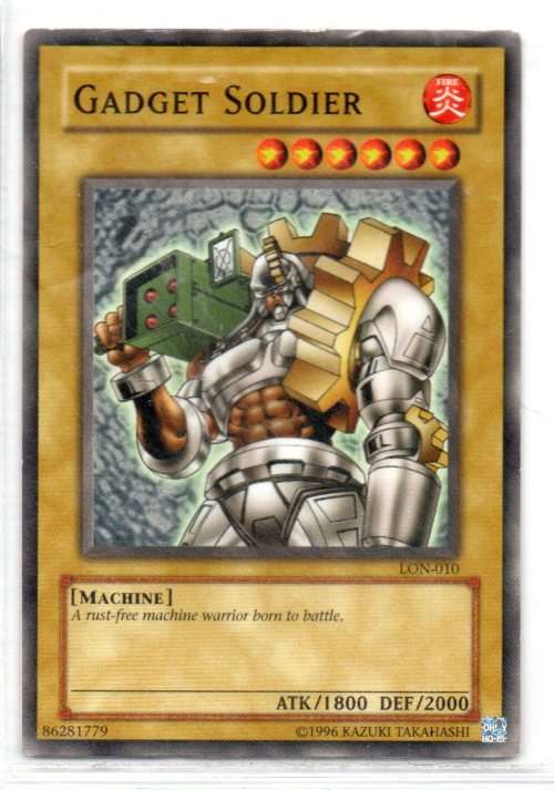 Yu-Gi-Oh! - Gadget Soldier - Common - Labyrinth of Nightmare (LON-010)