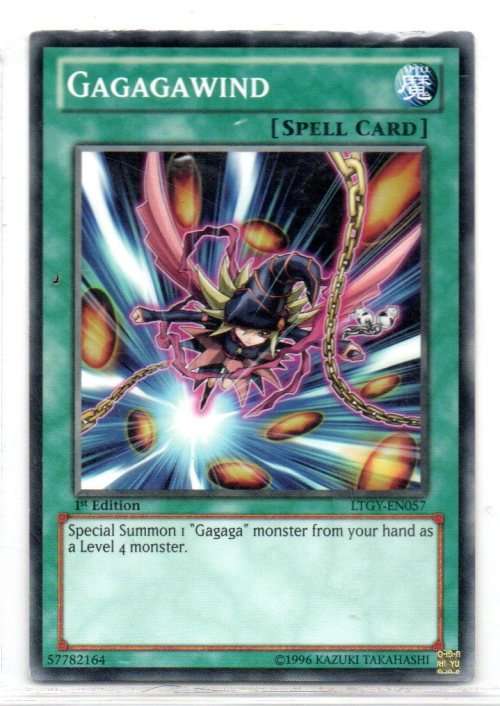 Yu-Gi-Oh! - Gagagawind - 1st Ed/Common - Lord of the Tachyon Galaxy (LTGY-EN057)