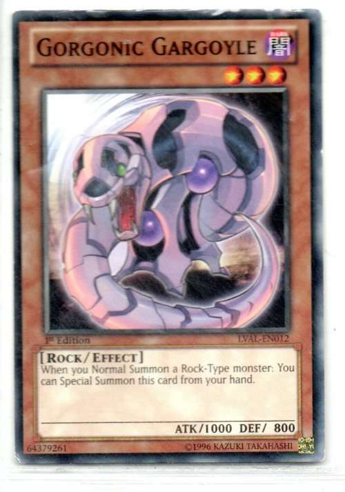 Yu-Gi-Oh! - Gorgonic - Gargoyle - 1st Ed/Common - Legacy of he Valiant (LVAL-EN012)