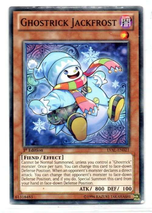 Yu-Gi-Oh! - Ghostrick Jackfrost - 1st Ed/Common - Legacy of the Valiant (LVAL-EN021)