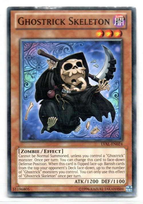 Yu-Gi-Oh! - Ghostrick Skeleton - Common - Legacy of the Valiant (LVAL-EN024)