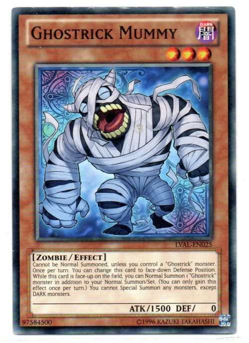 Yu-Gi-Oh! - Ghostrick Mummy - Common - Legacy of the Valiant (LVAL-EN025)