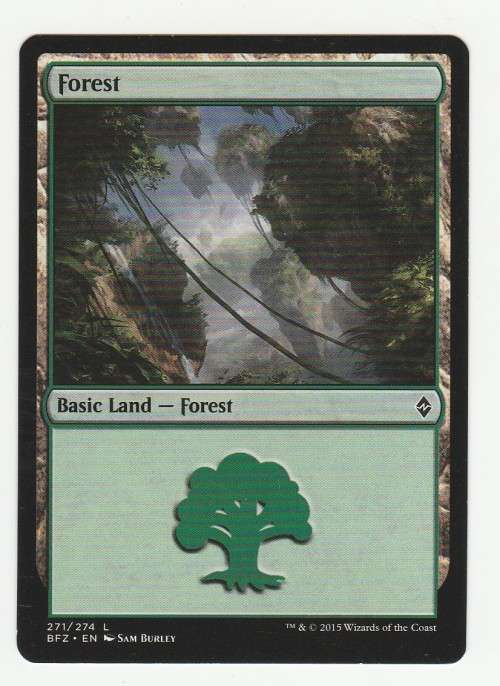 VN - MTG Bulk Lot 1/5 Forest (20 cards)