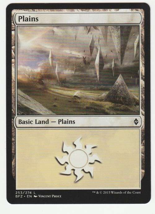 VN - MTG Bulk Lot 4/5 Plains (20 cards)