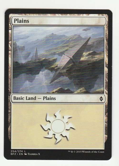 VN - MTG Bulk Lot 4/5 Plains (20 cards)