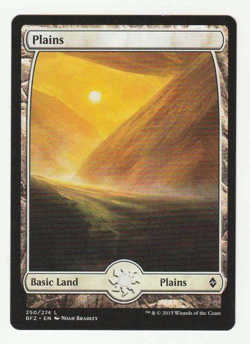 VN - MTG Bulk Lot 4/5 Plains (20 cards)