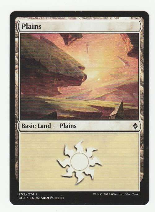 VN - MTG Bulk Lot 4/5 Plains (20 cards)