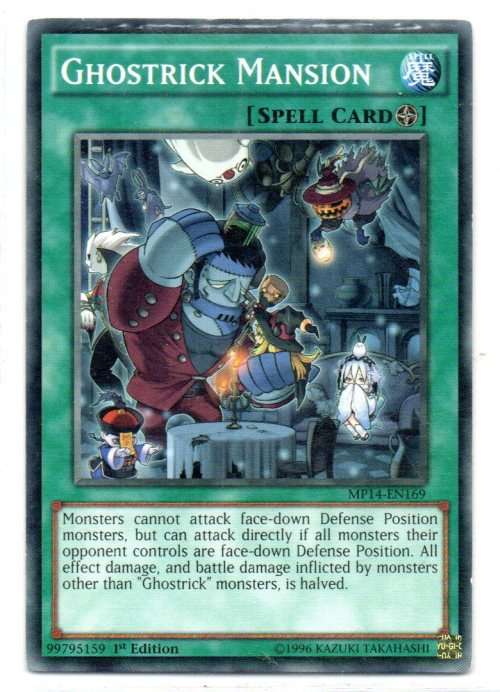 Yu-Gi-Oh! - Ghostrick Mansion - 1st Ed/Common - 2014 Mega-Tin Mega Pack (MP14-EN169)