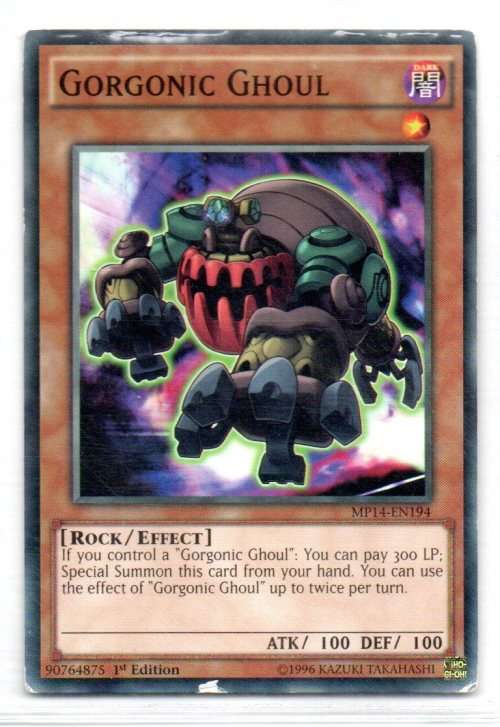 Yu-Gi-Oh! - Gorgonic Ghoul - 1st Ed/Common - 2014 Mega-Tin Mega Pack (MP14-EN194)