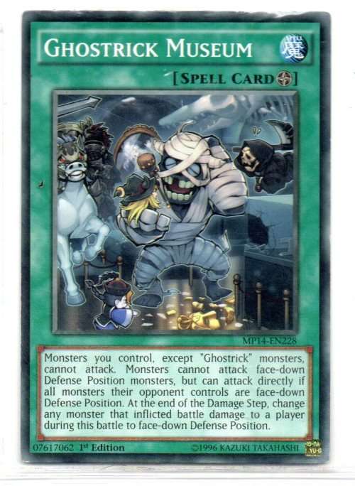 Yu-Gi-Oh! - Ghostrick Museum - 1st Ed/Common - 2014 Mega-Tin Mega Pack (MP14-EN228)