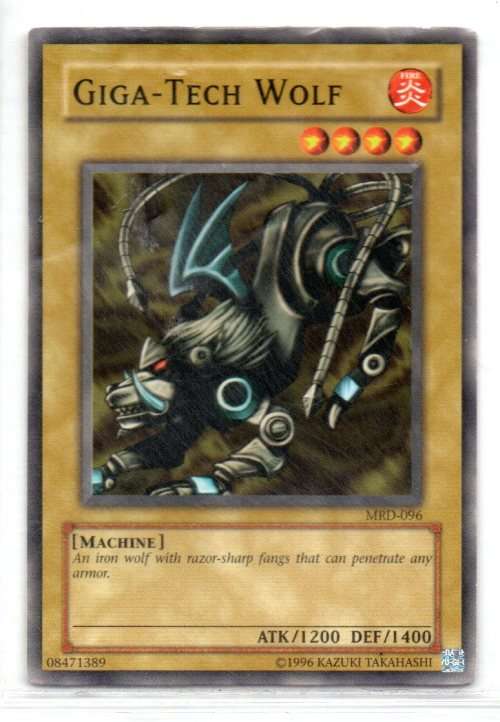 Yu-Gi-Oh! - Giga-Tech Wolf - Common - Metal Raiders (MRD-096)